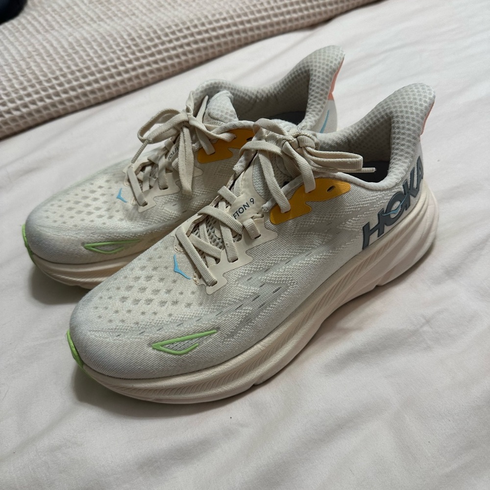 Hoka Vanilla and Astral Clifton 9 running  Shoes